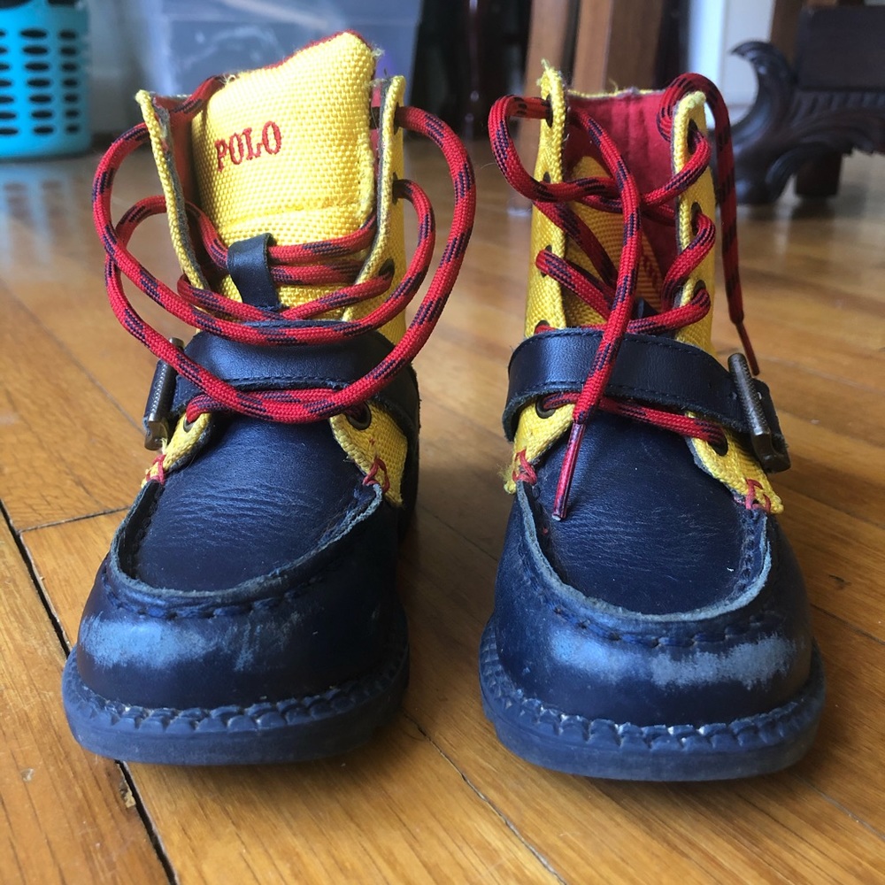 Polo Ralph Lauren toddler boys boots - Picture 2 of 7
